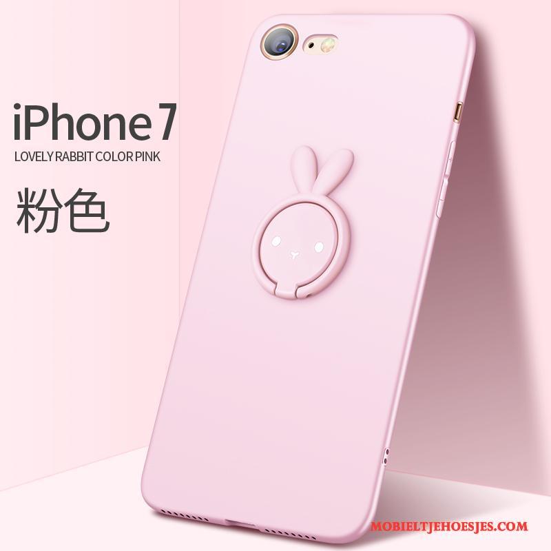 iPhone 7 Roze Hoes Hoesje Telefoon Anti-fall Siliconen Persoonlijk Scheppend