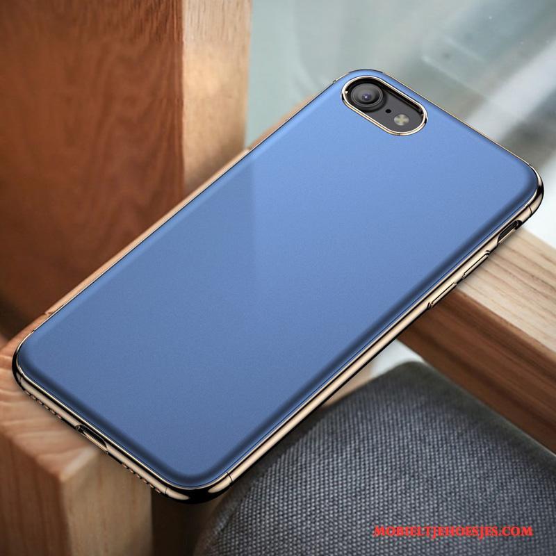 iPhone 8 Blauw Dun Hoesje Telefoon Hard All Inclusive Schrobben Nieuw