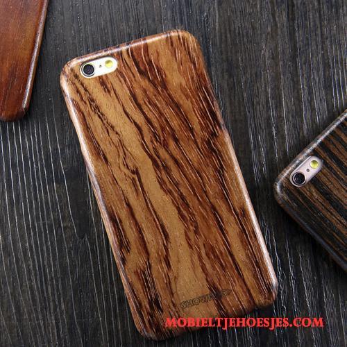 iPhone 8 Dun Massief Hout Hoes Trend Bescherming Hoesje Telefoon