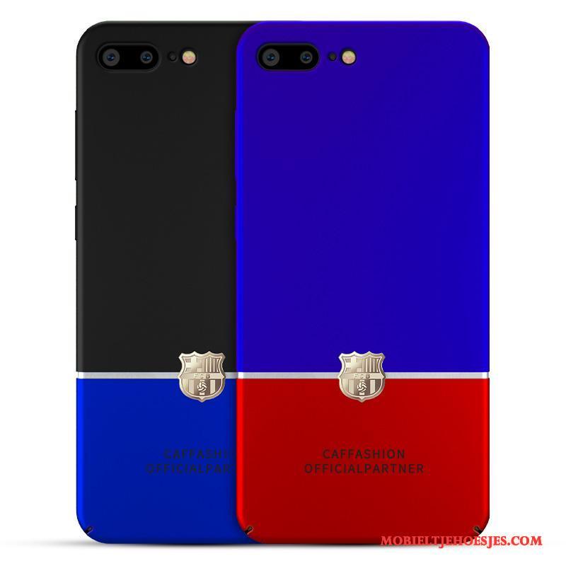 iPhone 8 Hoesje Telefoon Schrobben Blauw Hard Anti-fall