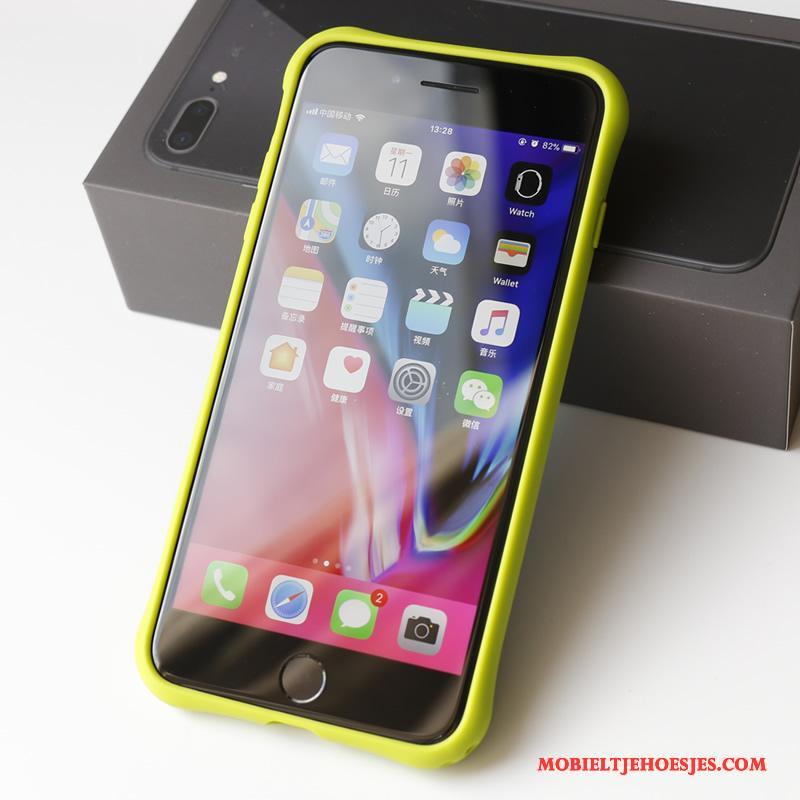 iPhone 8 Plus Doek Hoes Hoesje Telefoon Groen Anti-fall Mobiele Telefoon