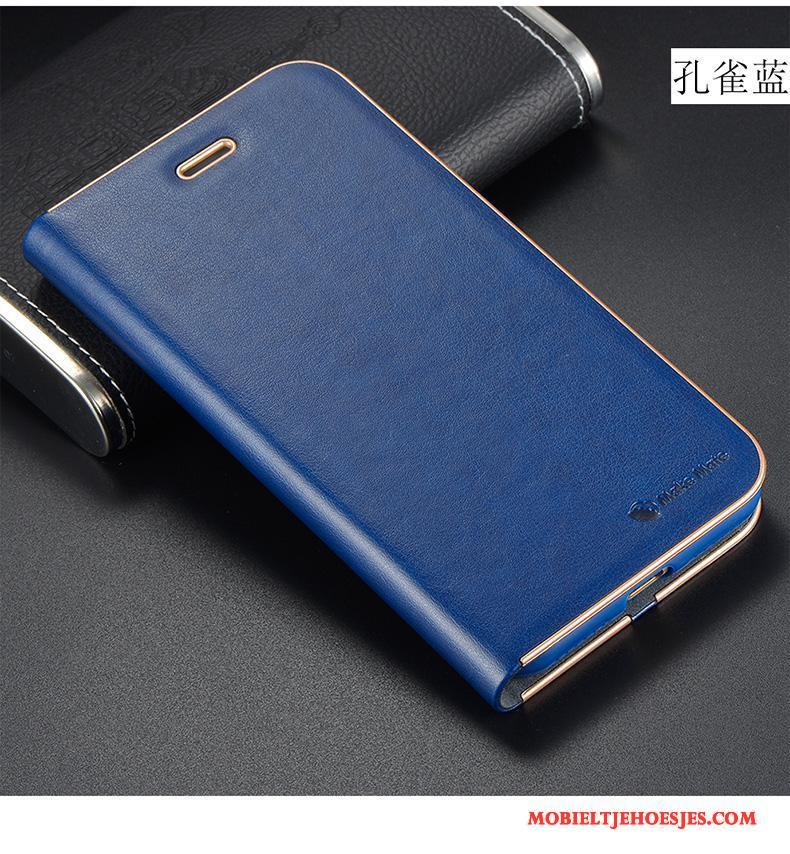 iPhone 8 Plus Folio Anti-fall Super Hoesje Telefoon Bescherming Blauw All Inclusive
