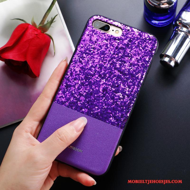 iPhone 8 Purper Persoonlijk Hoesje Telefoon Bescherming All Inclusive Trend Anti-fall