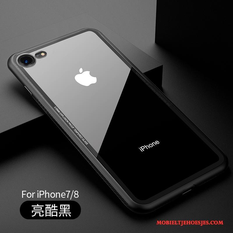 iPhone 8 Zwart Hoesje Telefoon All Inclusive Glas Trendy Merk Nieuw