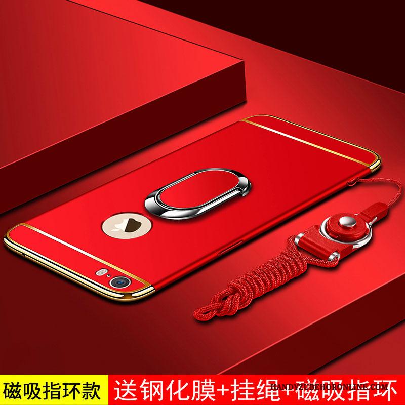 iPhone Se 2020 Anti-fall Bescherming Hoesje Telefoon Persoonlijk Rood Hanger Mode