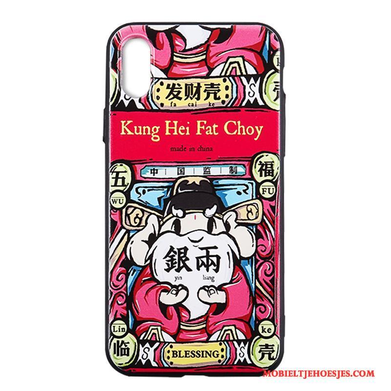 iPhone X Trendy Merk Nieuw Original Chinese Stijl Hoesje Telefoon Scheppend Bescherming