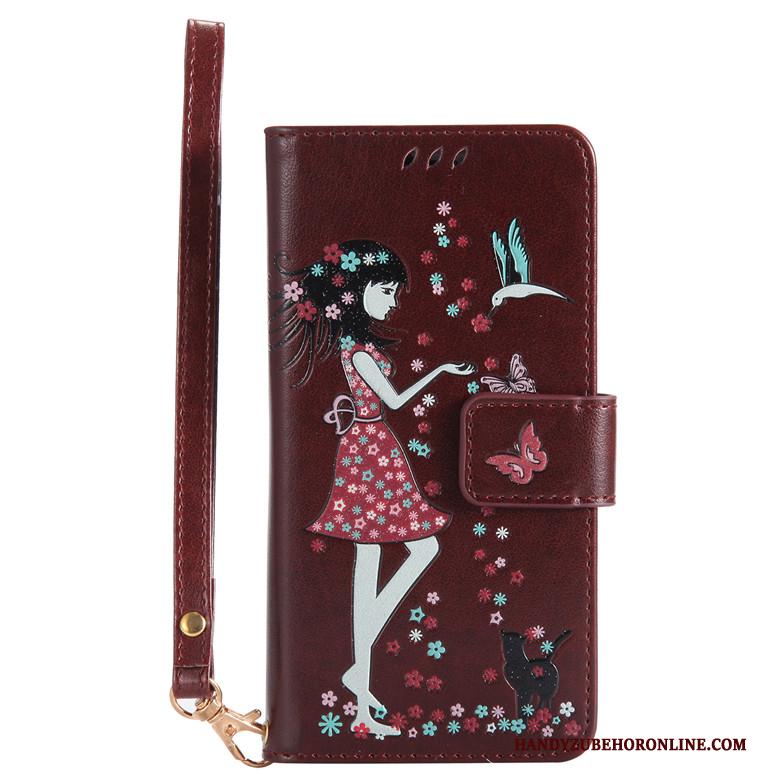 iPhone Xr All Inclusive Leren Etui Anti-fall Lichtende Hoesje Telefoon Folio