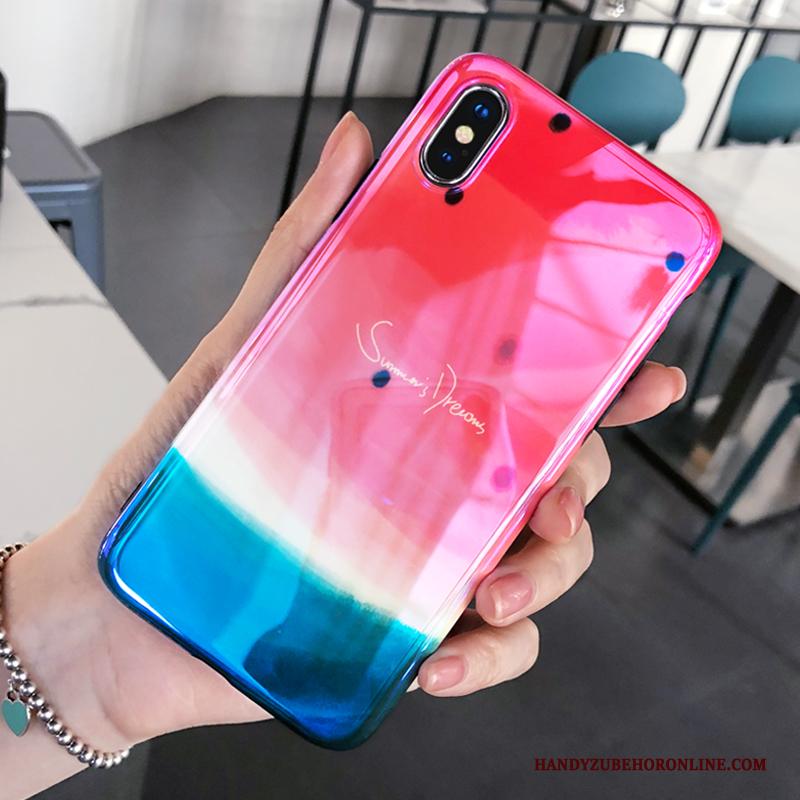 iPhone Xs Max Hoes Nieuw Anti-fall Zacht Trendy Merk Hoesje All Inclusive